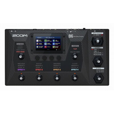 ZOOM B6 Bass Multi-Effects Processor & ZOOM BTA-1 SET